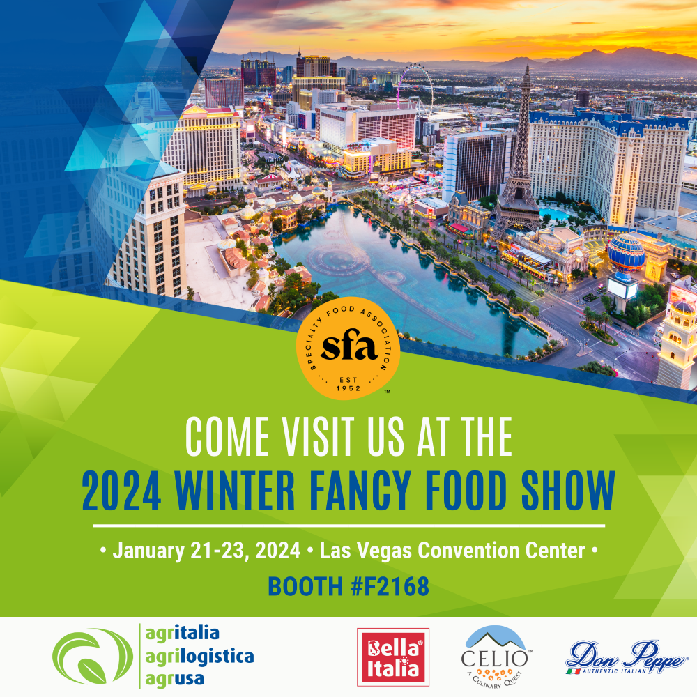 Agritalia » Come visit us at the 2024 Winter Fancy Food in Las Vegas